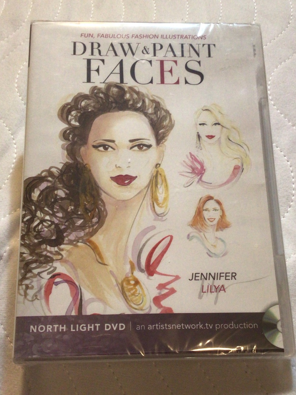 Draw Paint Faces New Unopened DVD Jennifer Libya Portrait Drawing